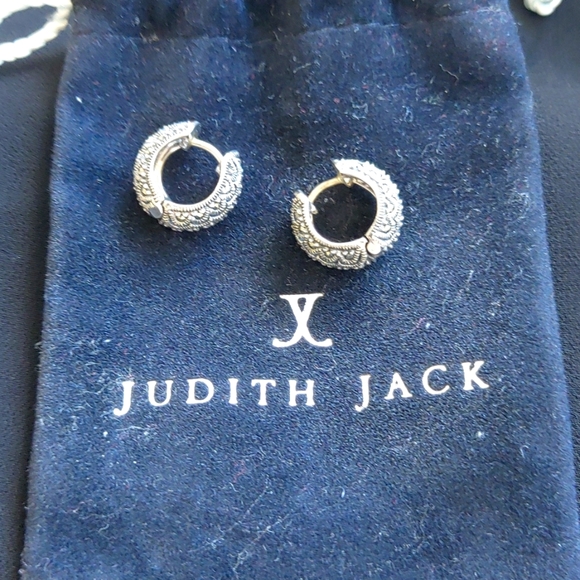 Original Judith Jack earrings! Sterling silver and marcasite. - Picture 6 of 6